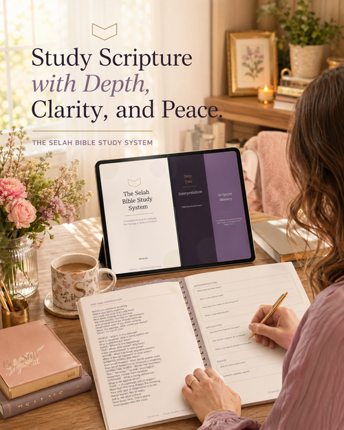 The Selah Bible Study System | Fillable Bible Study Method for Women